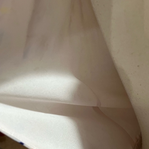 Cynthia Rowley Blush Pink Magic Garden Floral Flutter Sleeve Maxi Dress Size 14 - Picture 11 of 15